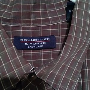 Roundtree Mens Button-down Shirt